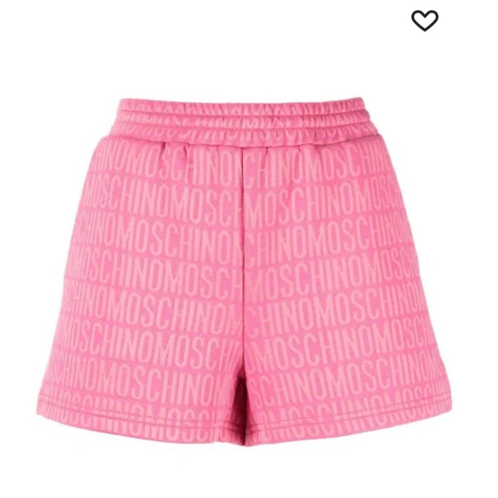 Moschino Monogram Embroidered Shorts